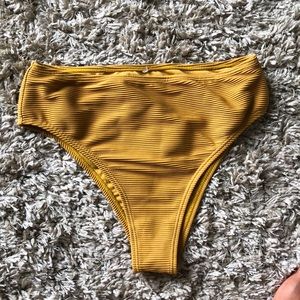 Mustard billabong bikini bottom